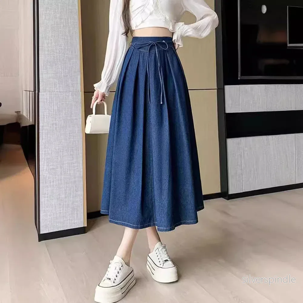 Sophie | Elegant Hög Midja Plisserad Midikjol för Kvinnor - Bild 2