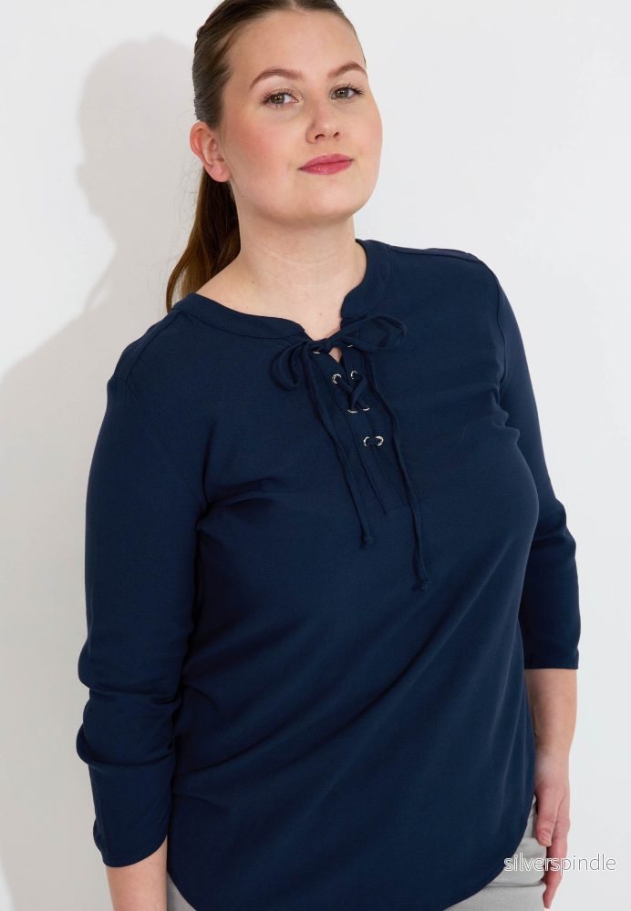 PAIGE BLOUSE - Navy - Bild 3