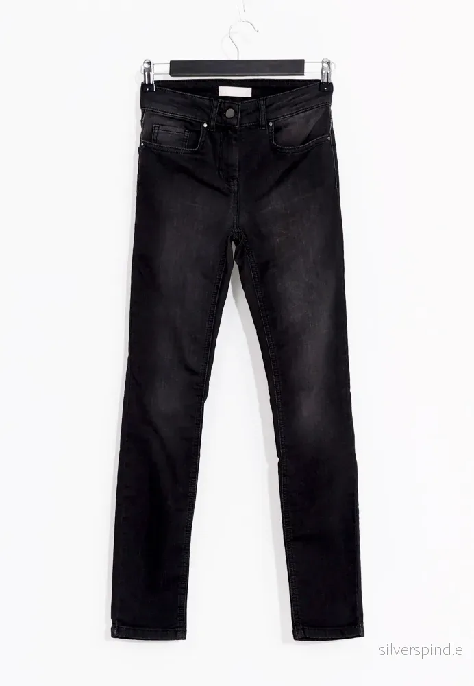 PANTALONE JOGGING DENIM BLACK - Svart