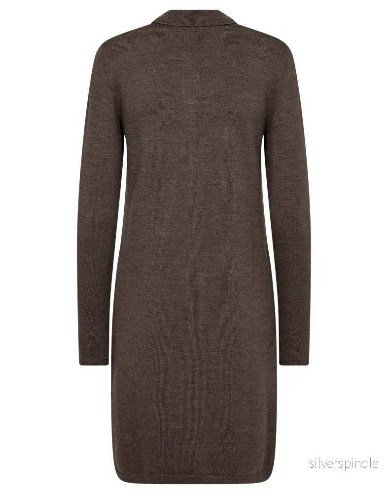 BS Rava Regular Fit Klänning - Dark Brown - Bild 2