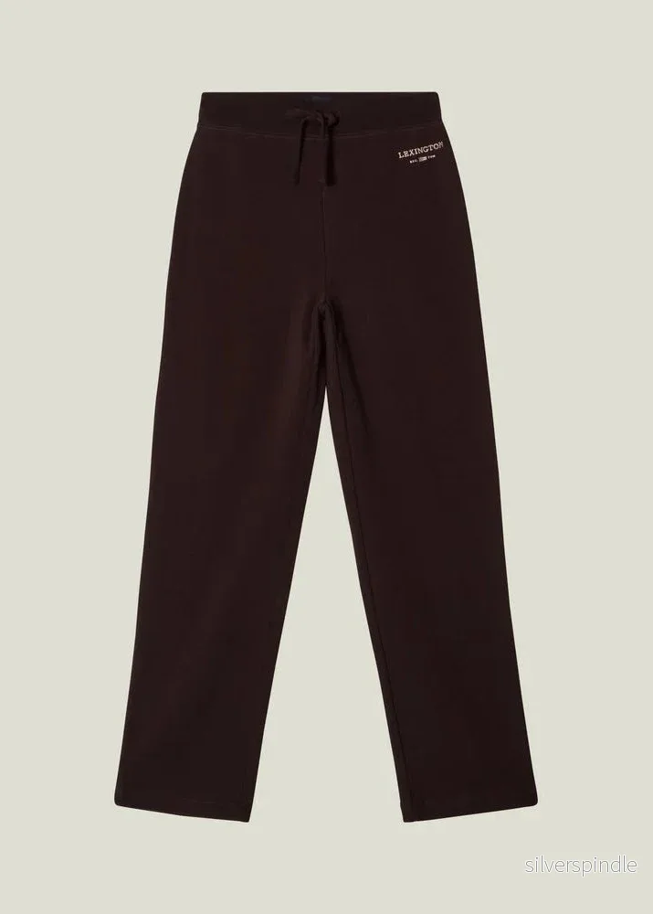 Lexington Classic Logo Jersey Pants Dark Brown - Bild 2