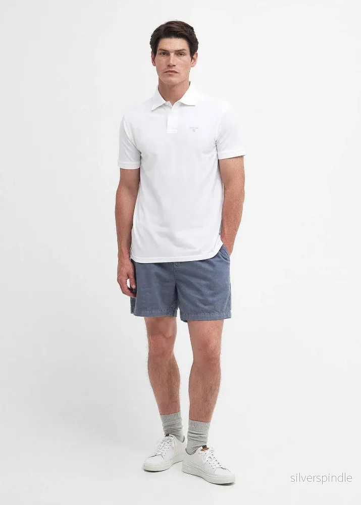 Barbour LW Sports Polo Shirt White - Bild 3