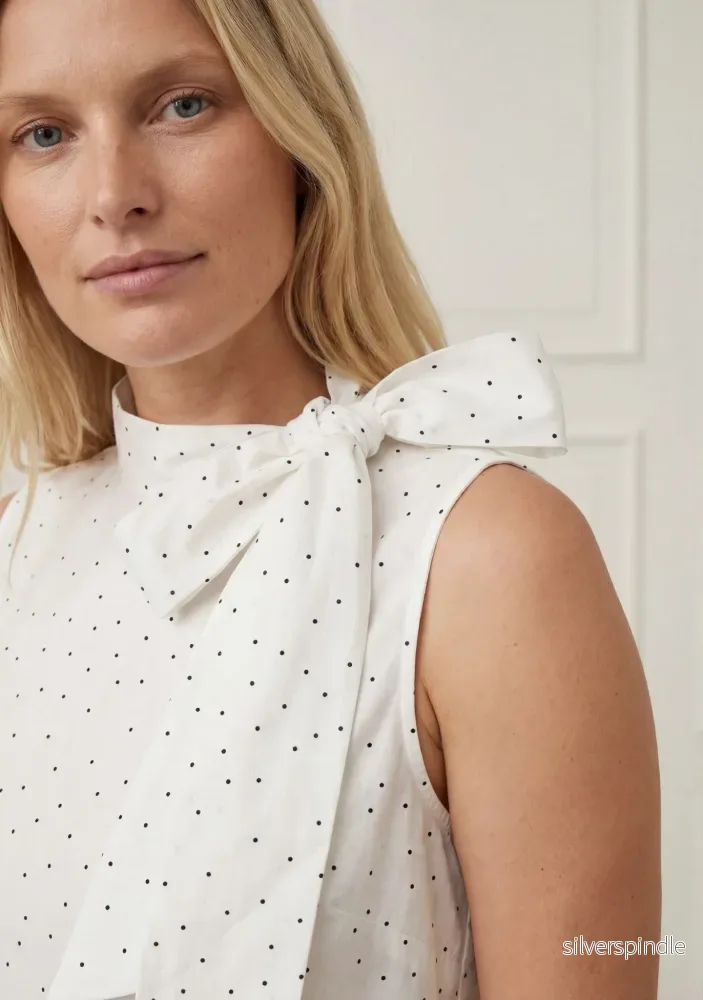 Molly Top - White w/Black - Bild 2