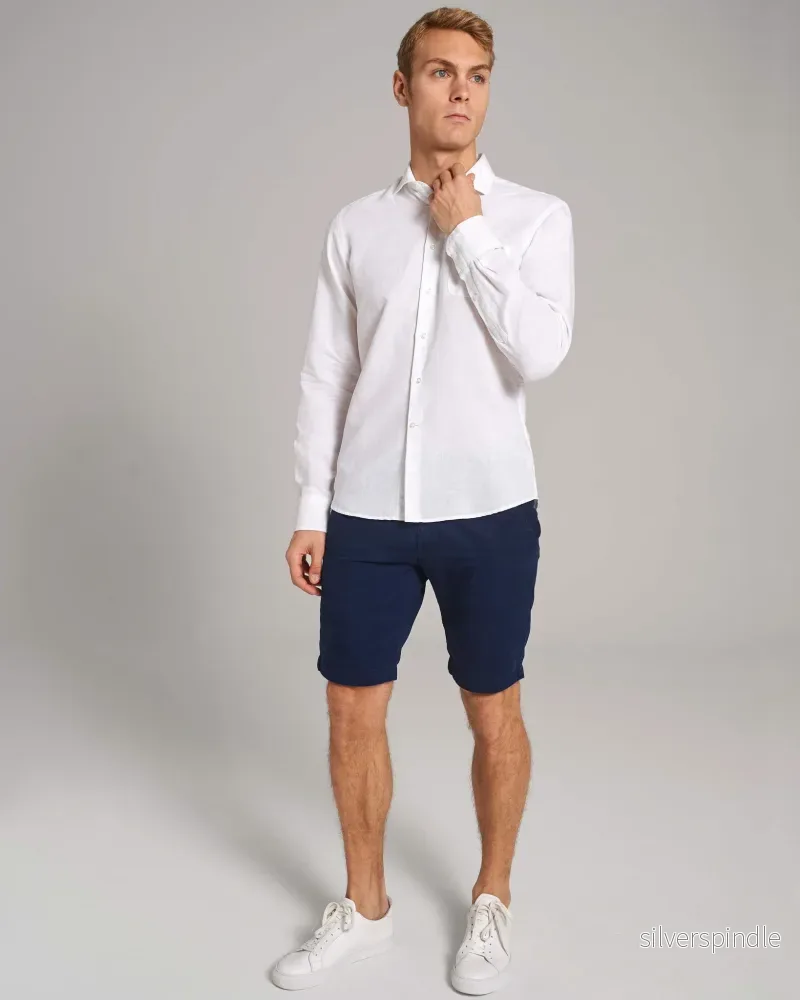 BS Daniel Casual Modern Fit Skjorta - White - Bild 3
