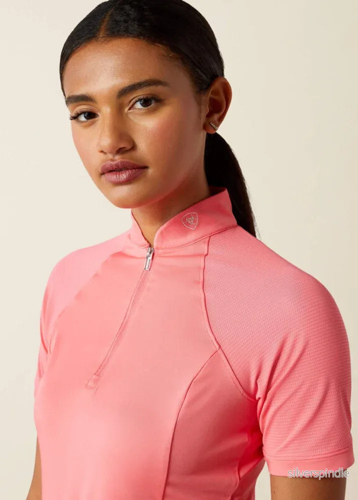 Ariat Siquel 1/4 Zip Coral Paradise - Bild 3