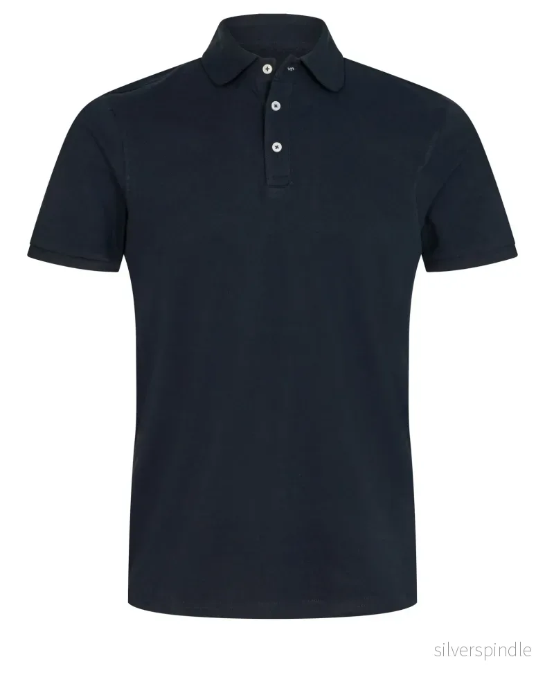 BS Lanai Regular Fit Pikétröja – Marinblå BS Lanai Regular Fit Pikétröja – Marinblå