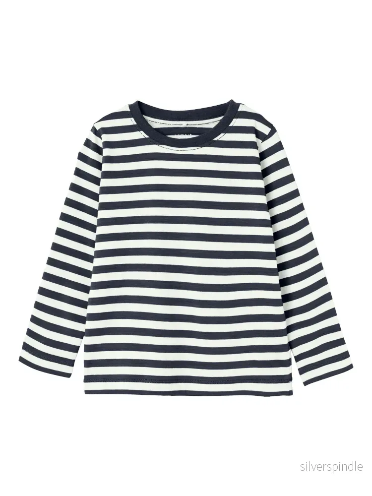 Långärmad t-shirt Blå