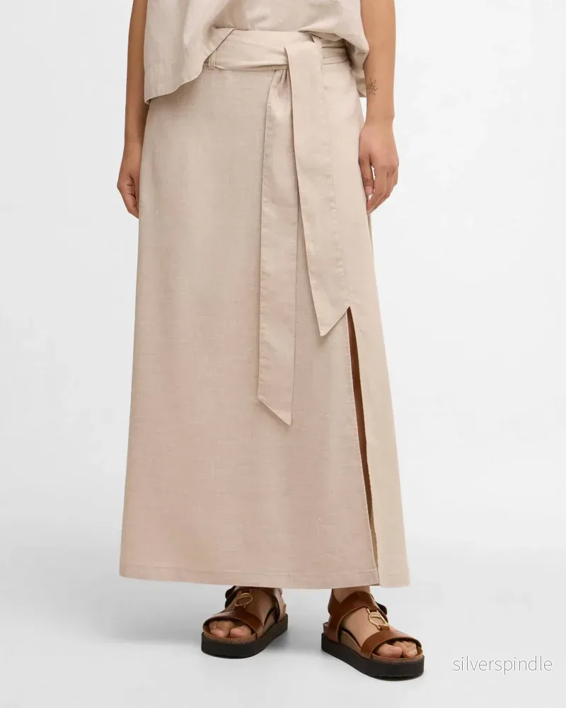 Barbour Gabby Skirt Maxi Skirt Beige - Bild 3