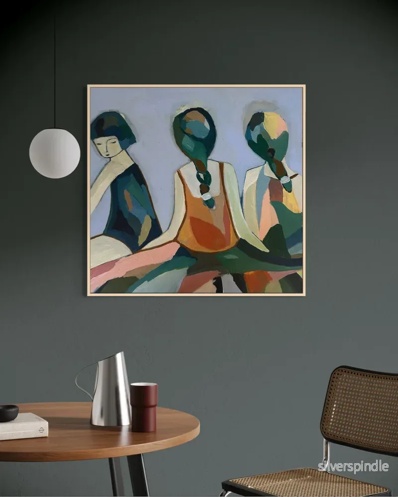 Akrylmålning - Childhood - Bild 2