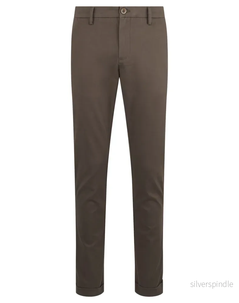 BS Harry Slim Fit Chinos – Grön