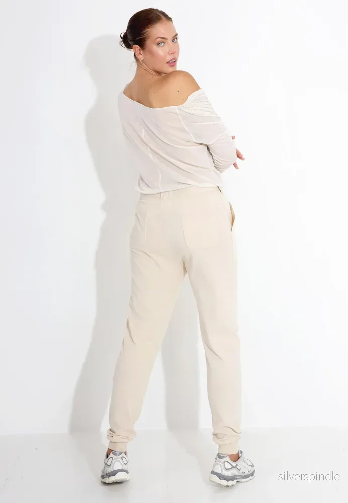 CREPE TROUSERS 09589 - beige - Bild 3