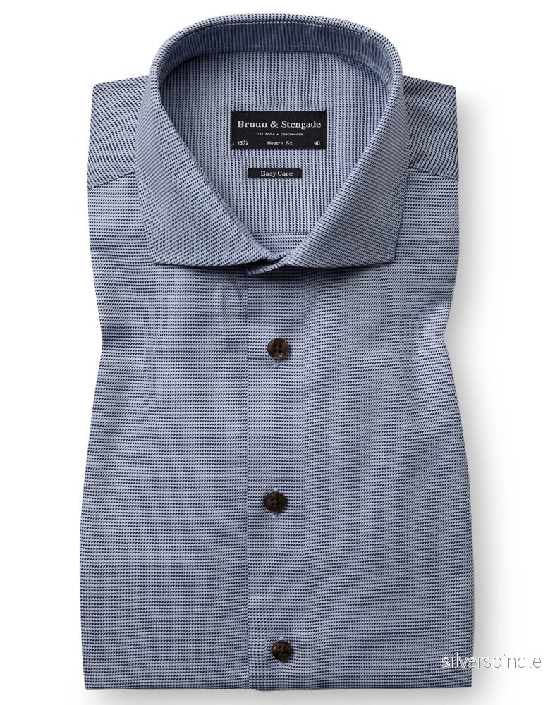 BS Corey Modern Fit Skjorta - Dark Blue
