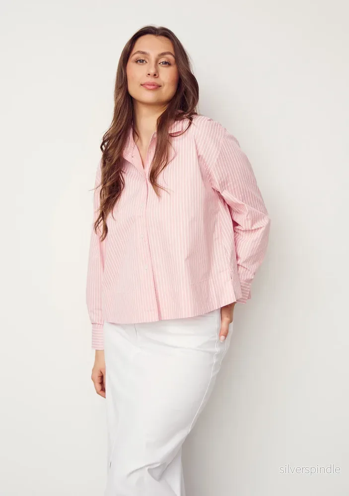 Bellis Shirt Jacket - Rose stripes - Bild 2