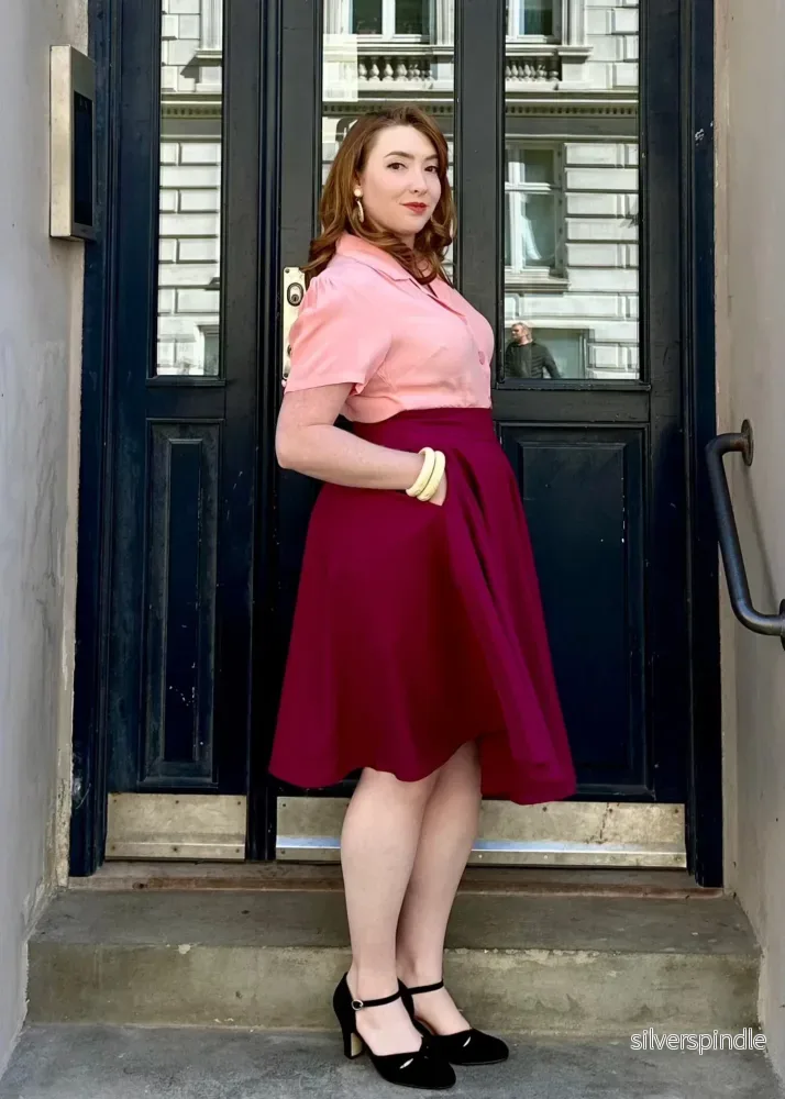 Grace kortärmad skjorta - rosa - Bild 3