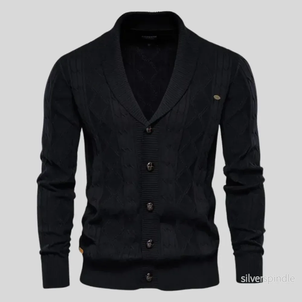 Ethan | Elegant V-ringad Cardigan för Herr Ethan | Elegant V-ringad Cardigan för Herr