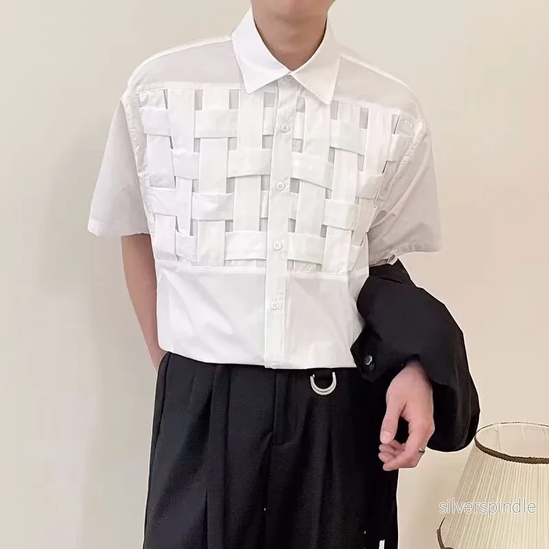 Ethan | Slim Fit Kortärmad Herrskjorta för Sommar - Bild 3