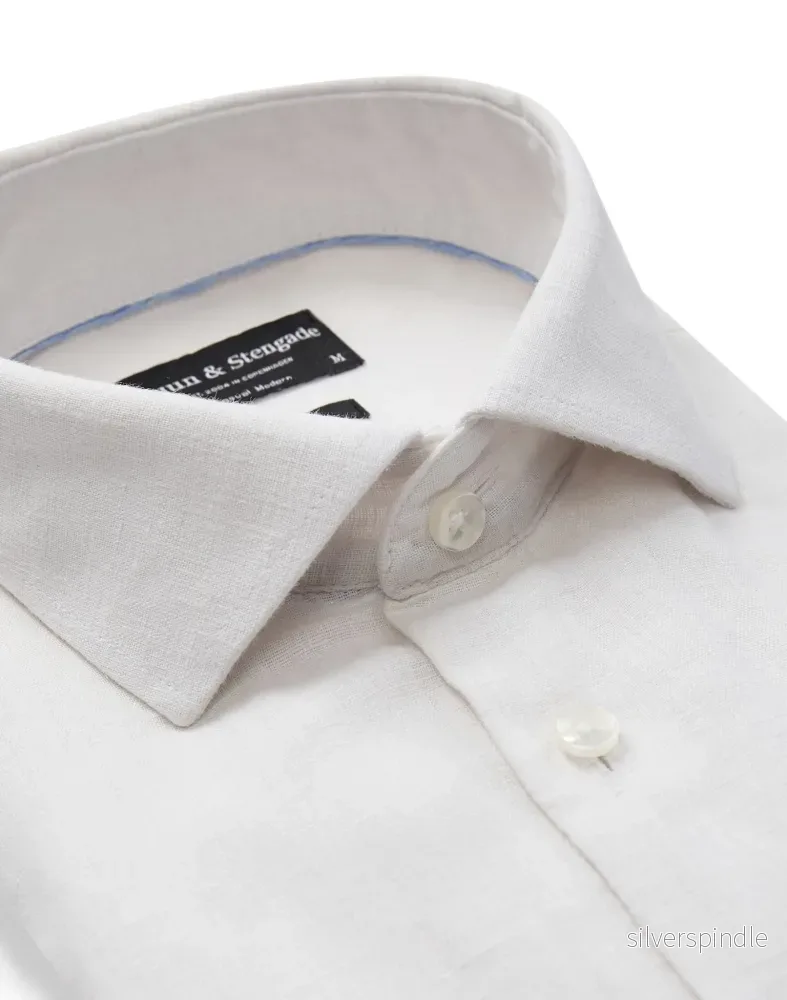 BS Tahaka Casual Modern Fit Skjorta - White - Bild 2