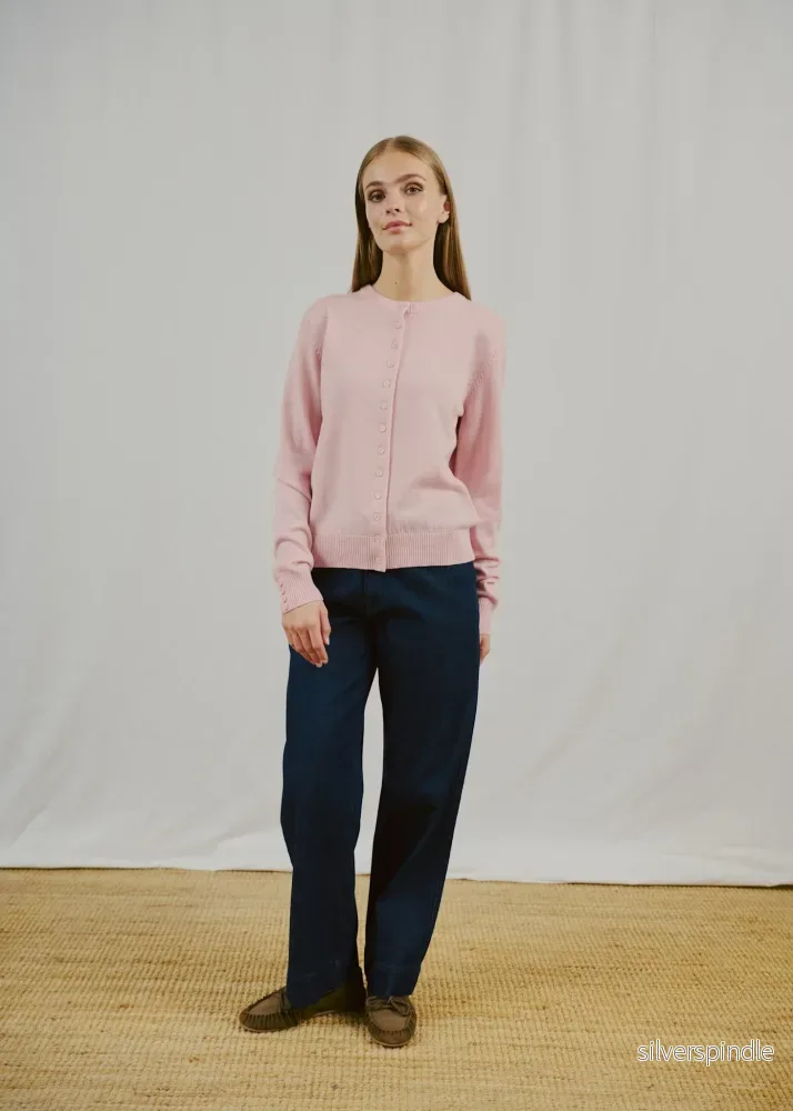 BS Edel Regular Fit Stickat - Chalk Pink - Bild 2
