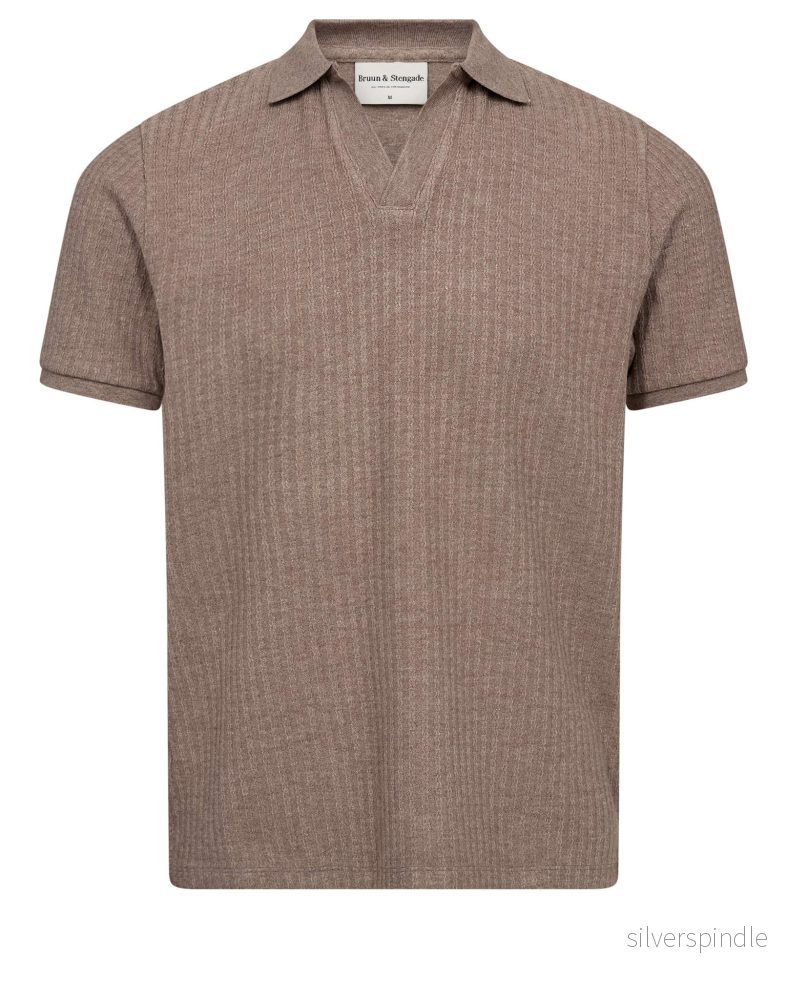 BS Santino Regular Fit Pikétröja - Mink