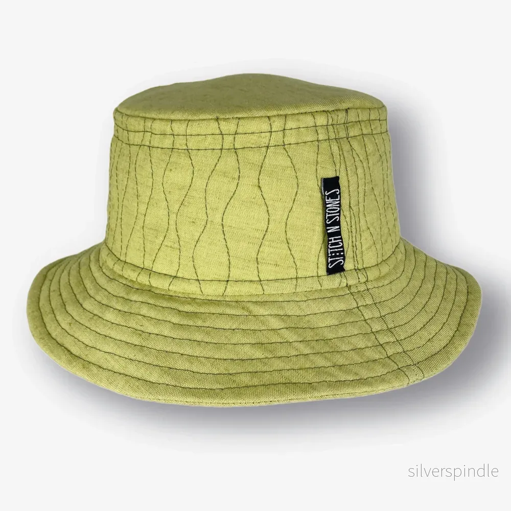Bucket Hat Ljusgrönt Linne - Remake - Bild 2