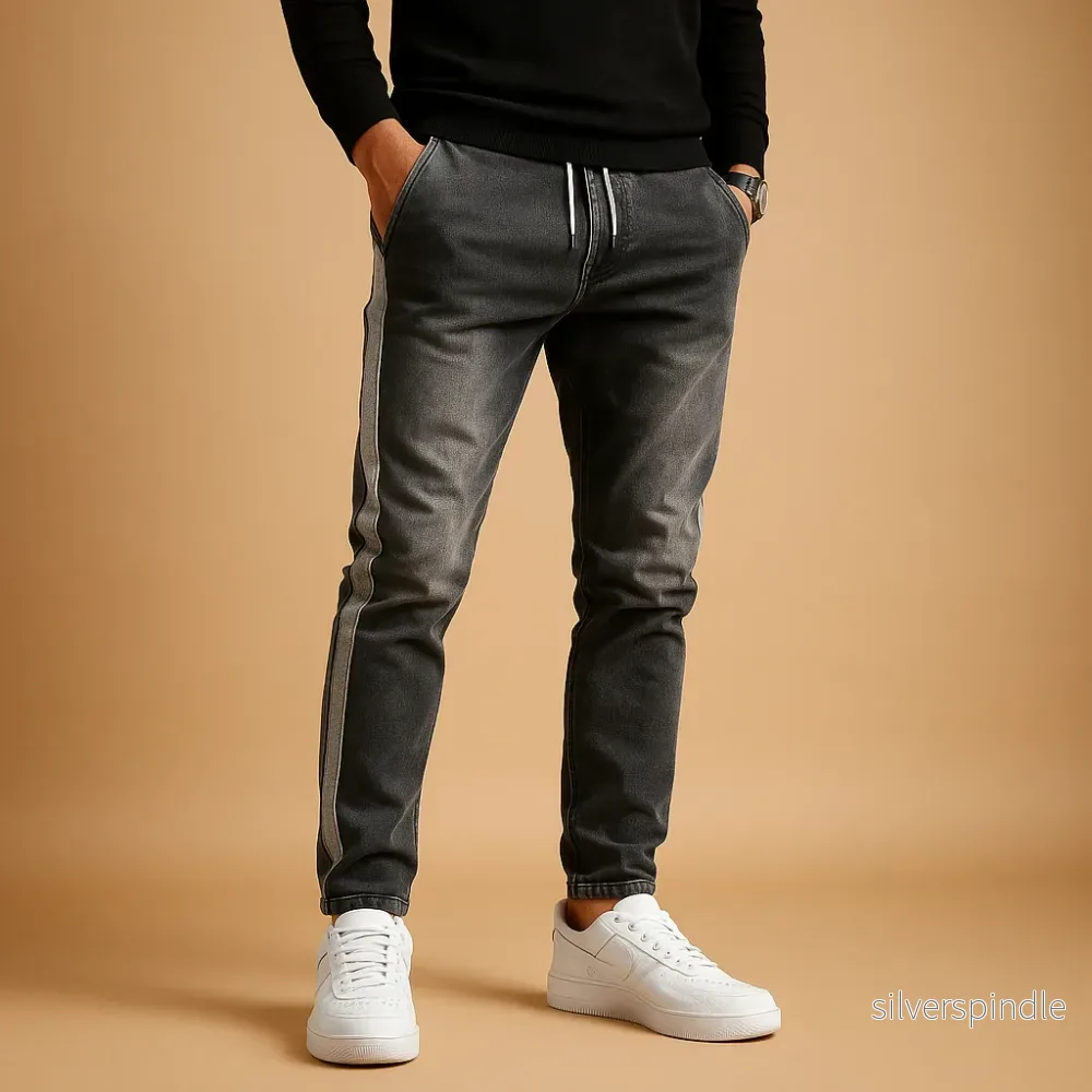 Milan | Jeans Herr Slim Fit med Modern Stretchdesign | Komfortabel Vardagsstil - Bild 2