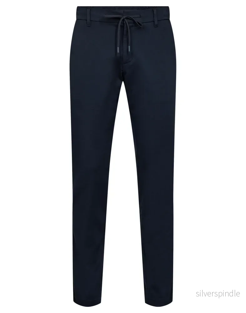 BS Sachi Regular Fit Chinos - Marinblå