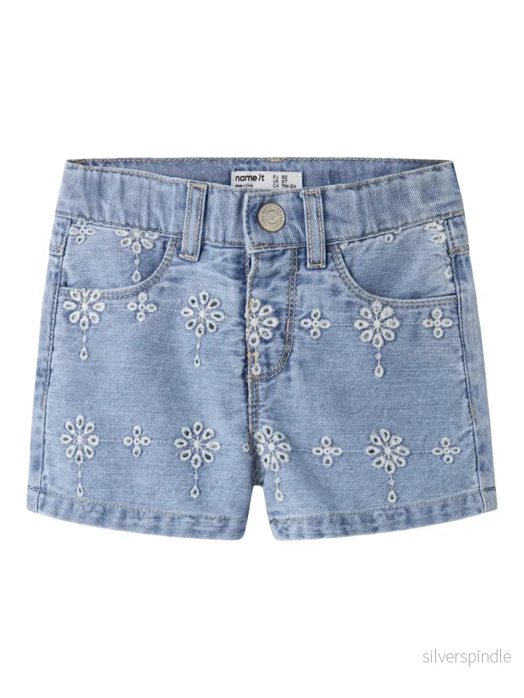 Broderad JeansShorts Broderad JeansShorts