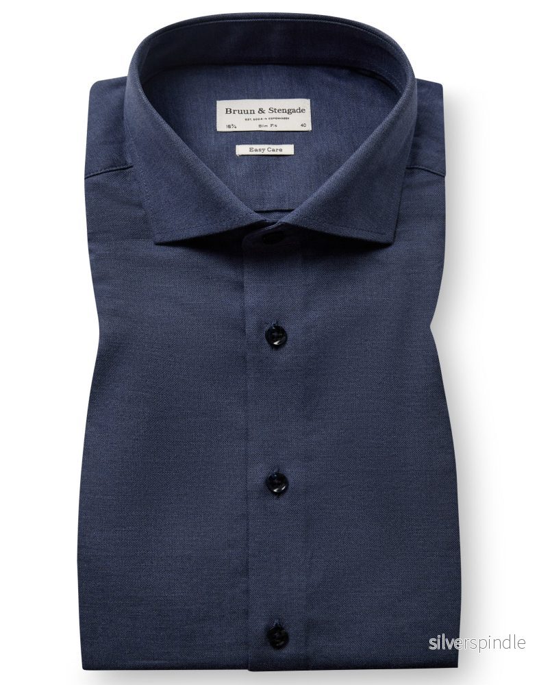 BS Holiday Slim Fit Skjorta - Blue