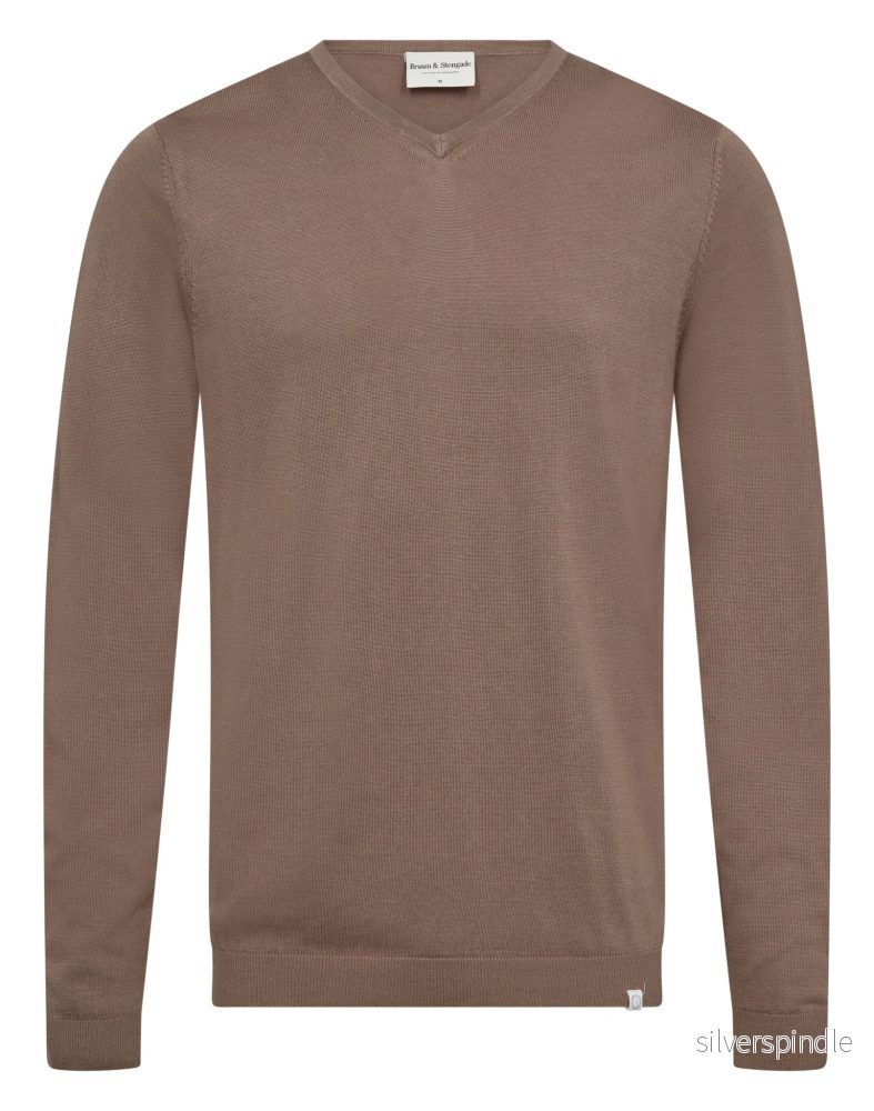 BS Georg Regular Fit Stickat – Mink BS Georg Regular Fit Stickat – Mink