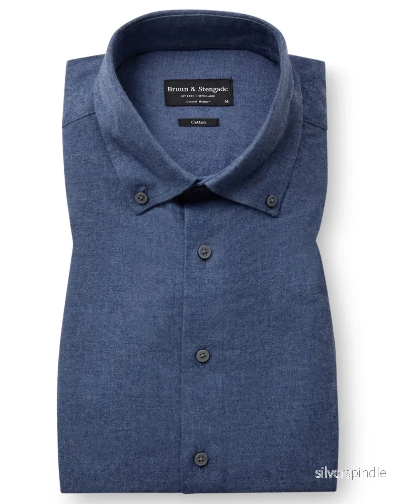 BS Akihito Casual Modern Fit Skjorta – Blue BS Akihito Casual Modern Fit Skjorta – Blue