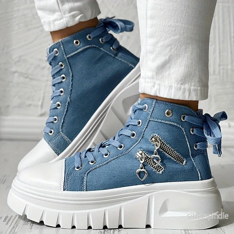 Mason | Trendiga Platåsneakers Med Grov Sula Mason | Trendiga Platåsneakers Med Grov Sula