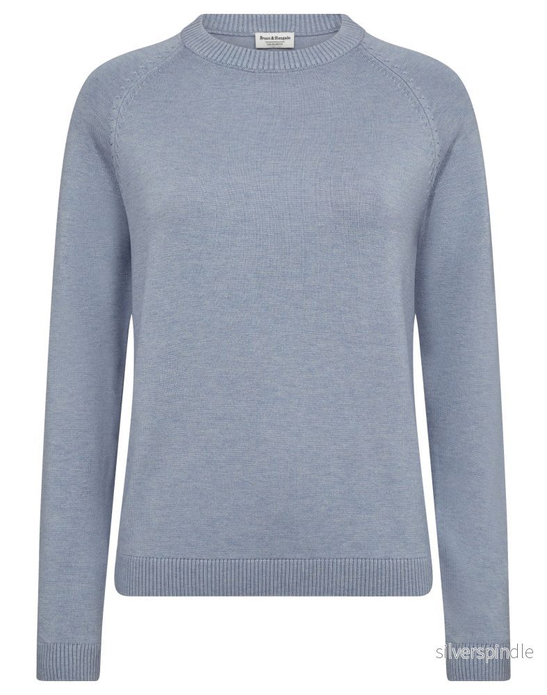 BS Layla Regular Fit Stickat - Blue