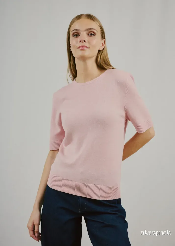 BS Annelie Regular Fit T-Shirt – Chalk Pink BS Annelie Regular Fit T-Shirt – Chalk Pink