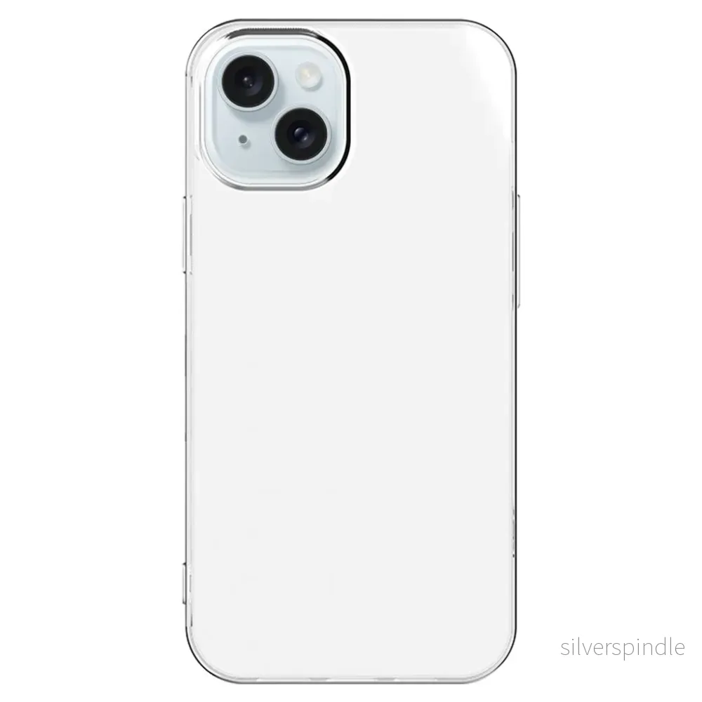 Silikonfodral iPhone 15 – Transparent Silikonfodral iPhone 15 – Transparent