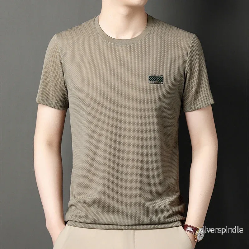 Ethan | Lätt Sommar T-shirt med Jacquardmönster - Bild 2