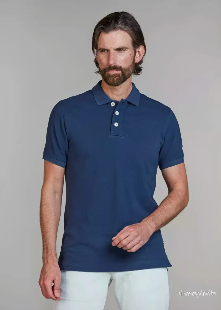Hansen & Jacob Rough Style Polo Blue Hansen & Jacob Rough Style Polo Blue