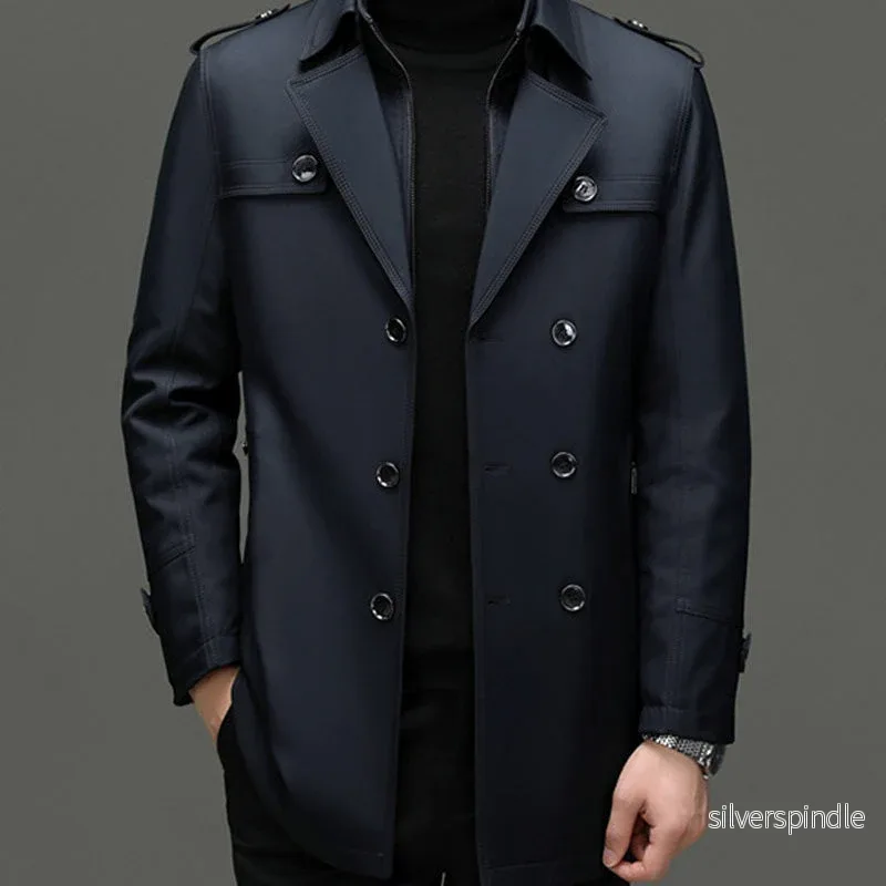 Noah | Elegant Höstkappa med Justerbart Skärp - Bild 3
