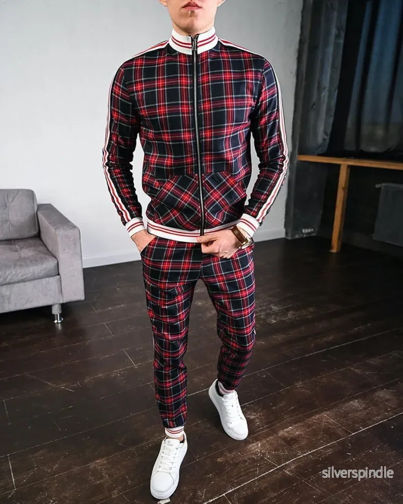 Ethan | Mångsidig Långärmad Sportset för Herrar i Plusstorlek - Bild 2