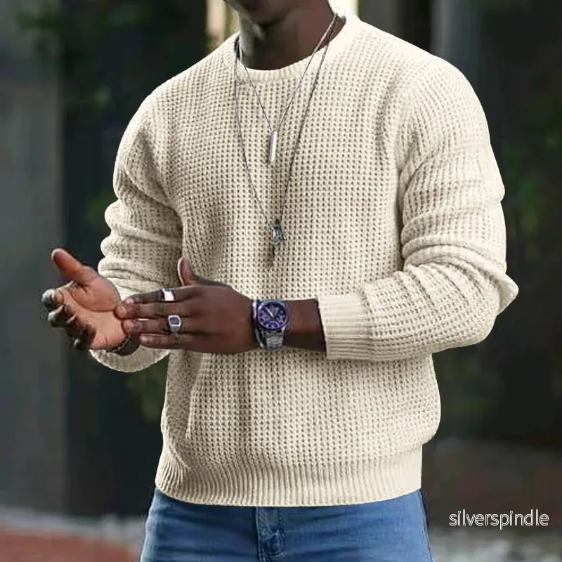Ethan | Avslappnad Mjuk Långärmad Pullover-Tröja - Bild 2