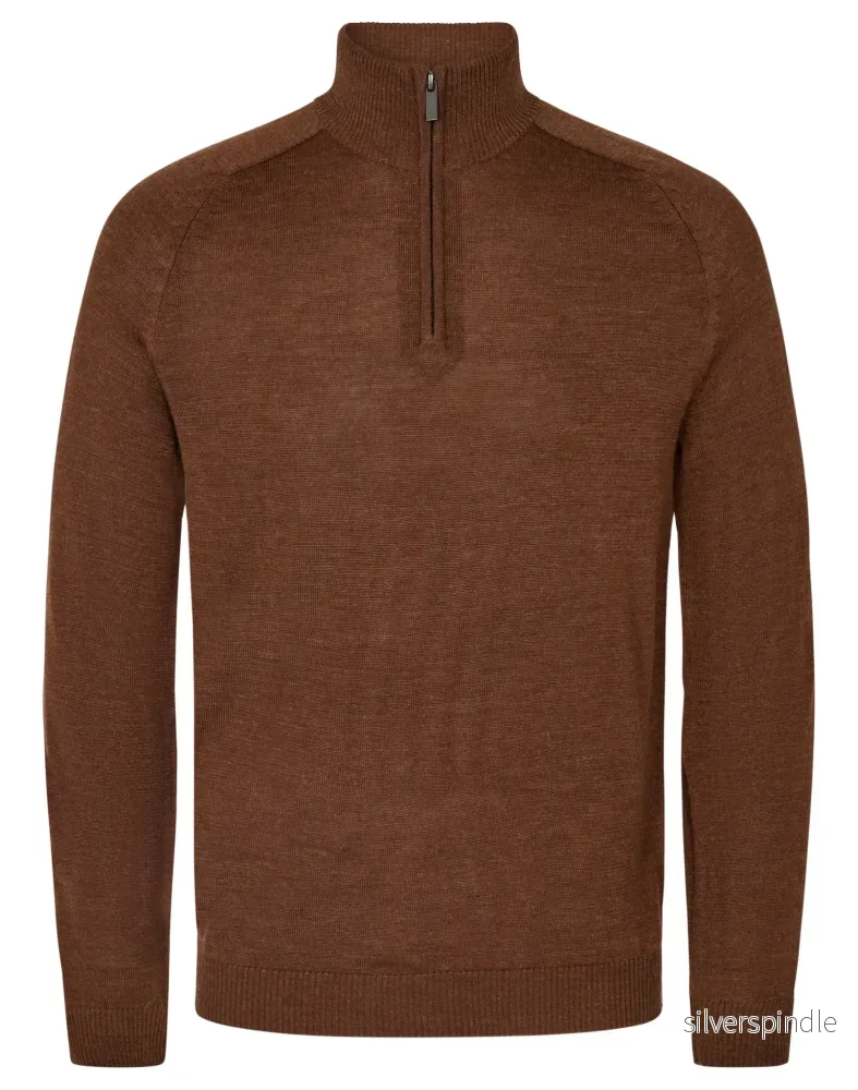 BS Pelle regular fit Strik - Tobacco