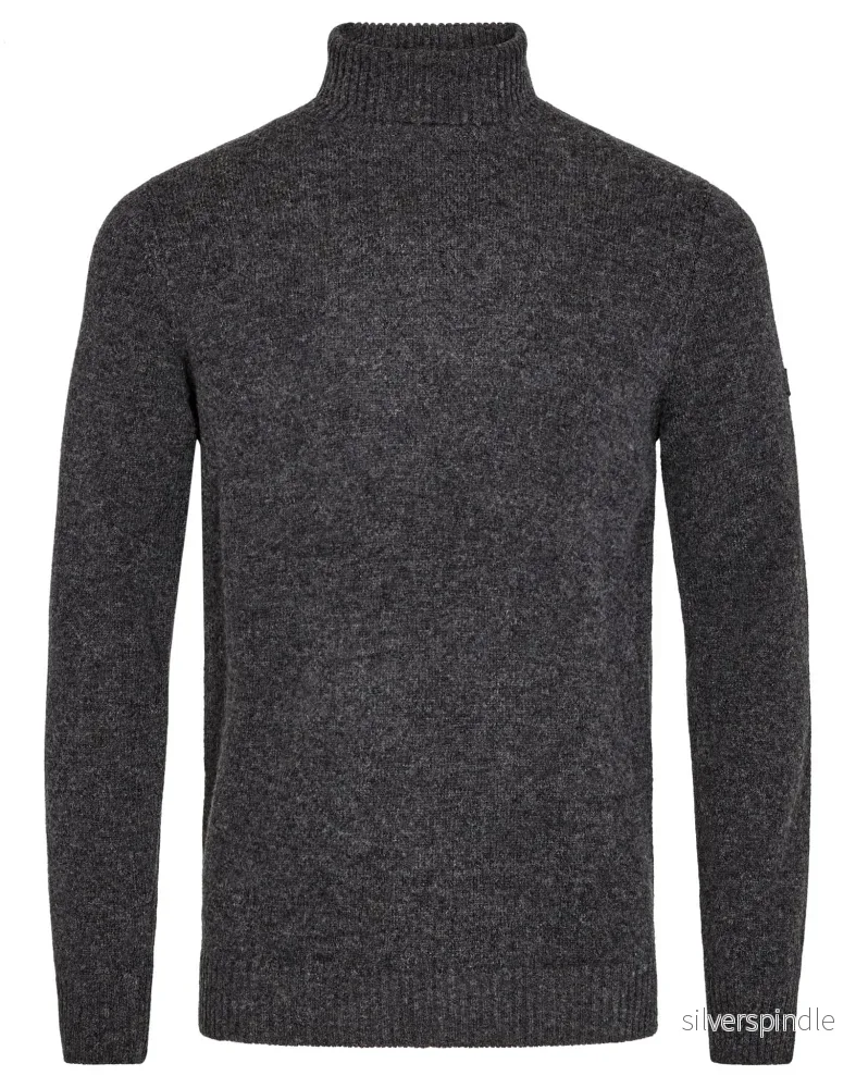 BS Villum regular fit Stickad tröja – Grå BS Villum regular fit Stickad tröja – Grå