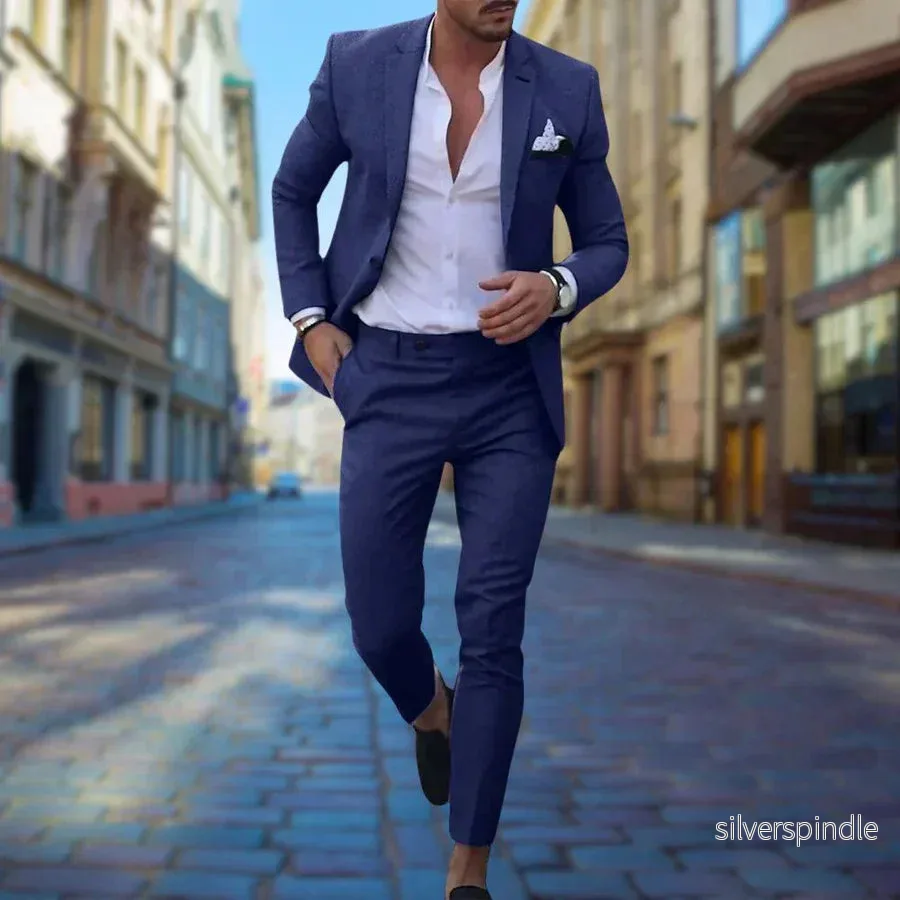 Liam | Elegant Slim Fit Kostym Herr för Bröllop och Formella Tillfällen Liam | Elegant Slim Fit Kostym Herr för Bröllop och Formella Tillfällen