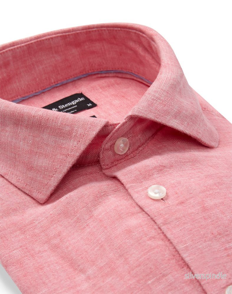 BS Tahaka Casual Modern Fit Skjorta - Pink - Bild 2