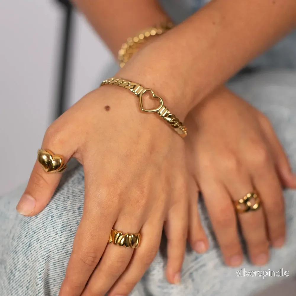 Amalfi heart gold Bracelet - Bild 2