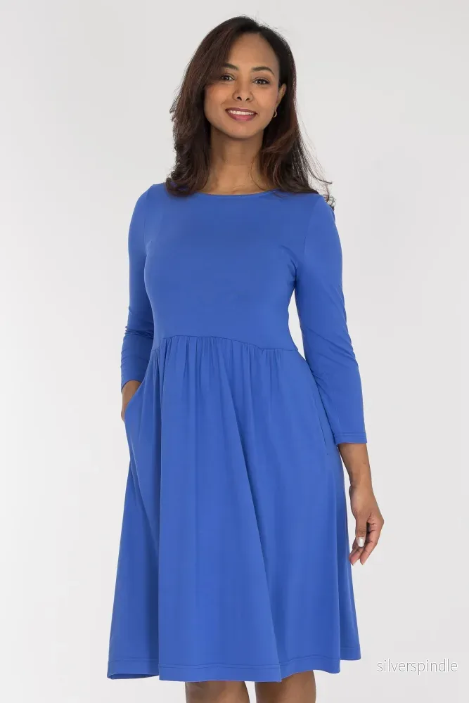 Ideal short jersey dress - Dazzling Blue - Bild 2