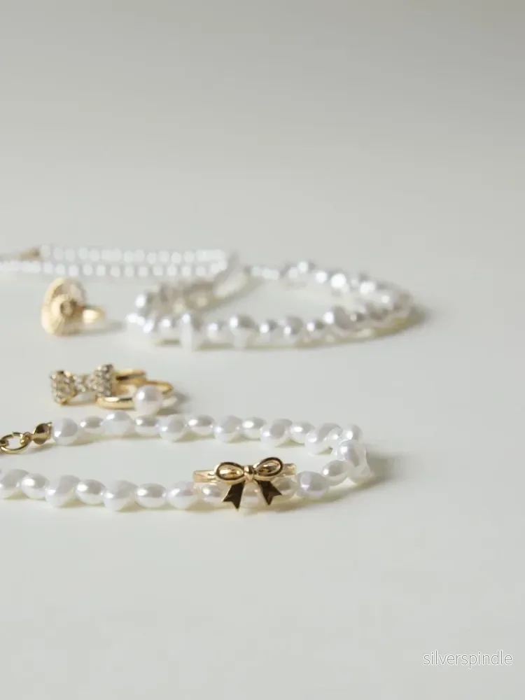 Pärlor set, Halsband + Armband - Bild 3