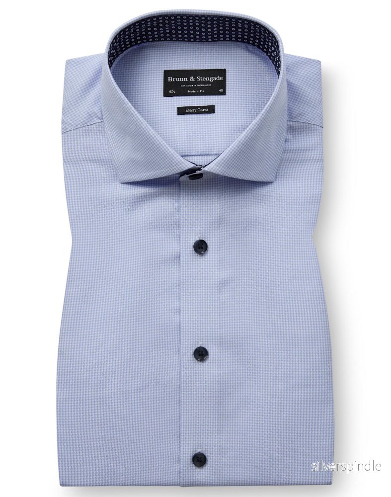BS Langergren Modern Fit Skjorta - Light Blue