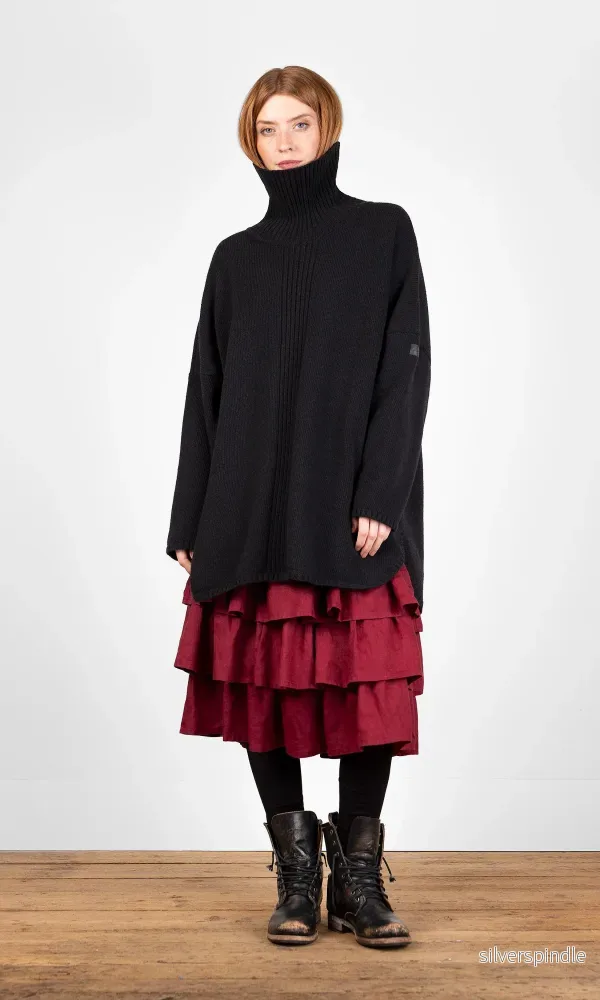 Ulltröja med polokrage, oversize Ulltröja med polokrage, oversize
