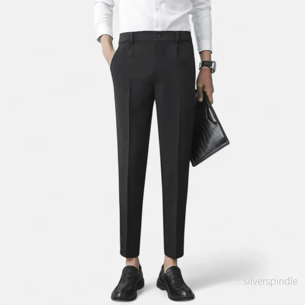 Skräddarsydda Byxor | Slim Fit Smart Casual med Stretchdesign | Mångsidiga Byxor för Stil och Komfort - Bild 2