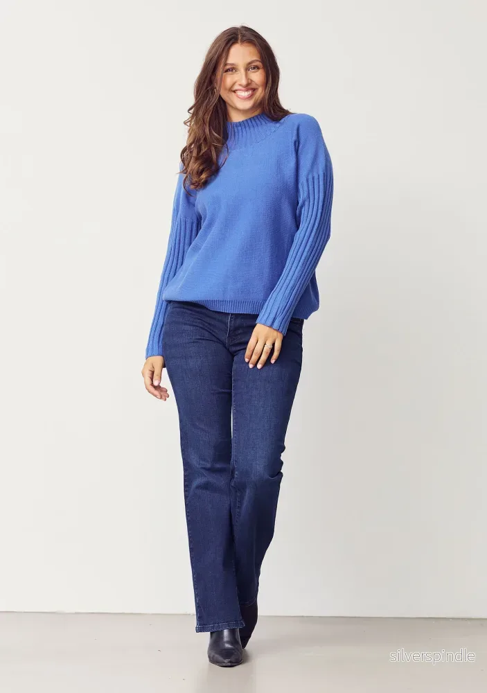 Kaddy Knit Pullover – Blue